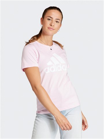 Adidas T-Shirt Essentials Logo GL0726 Růžová Regular Fit