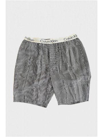 Pánské pyžamové šortky 000NM2179E C6S černo-bílé – Calvin Klein L