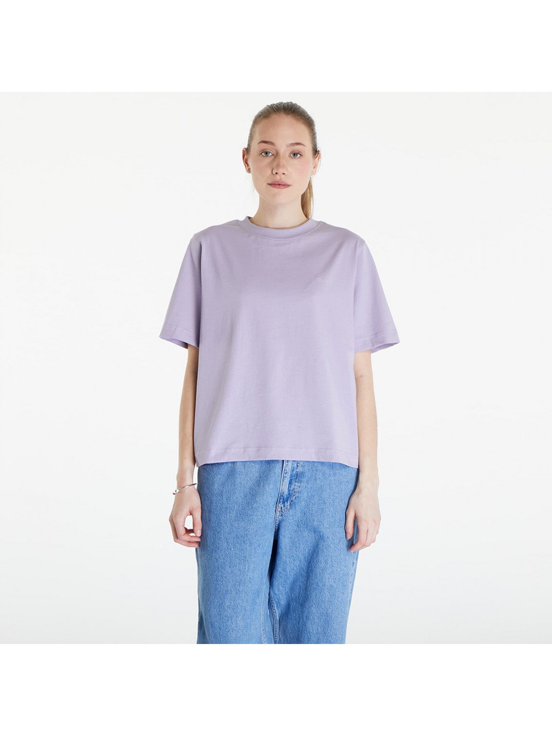 Queens Women s Essential T-Shirt With Tonal Print Lavander