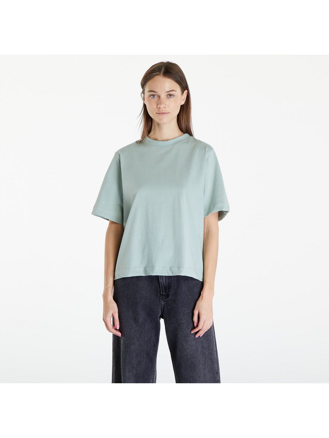 Queens Women s Essential T-Shirt With Tonal Print Leaf