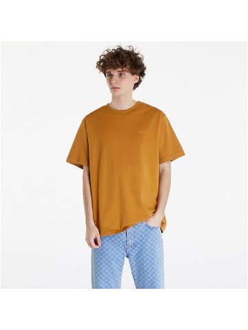 Queens Men s Essential T-Shirt With Tonal Print Mustard