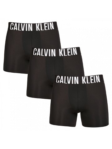 3PACK pánské boxerky Calvin Klein černé NB3612A-UB1 L