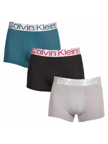 3PACK pánské boxerky Calvin Klein vícebarevné NB3130A-NA9 L