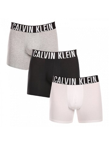 3PACK pánské boxerky Calvin Klein vícebarevné NB3609A-MP1 XXL