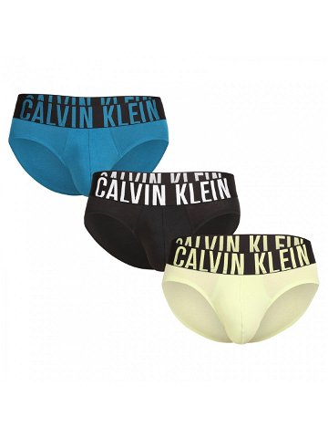 3PACK pánské slipy Calvin Klein vícebarevné NB3704A-OG5 M