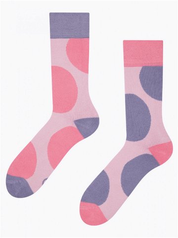 Veselé teplé ponožky Dedoles Velké puntíky D-U-SC-WS-B-C-1439 L