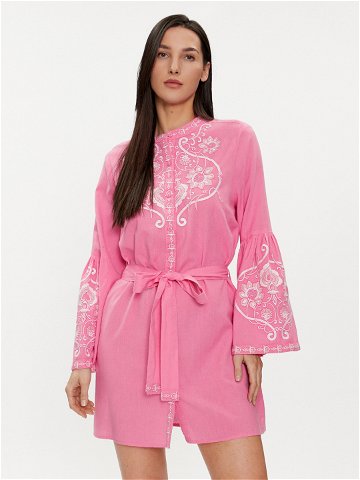 Melissa Odabash Plážové šaty Everly Růžová Regular Fit