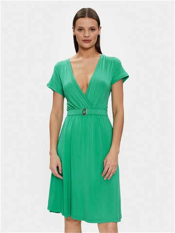 Liu Jo Každodenní šaty VA4112 JS360 Zelená Regular Fit