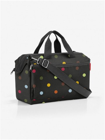 Černá puntíkovaná cestovní taška Reisenthel Allrounder S Pocket Dots