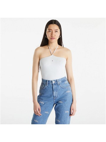 Tommy Jeans Tonal Linear Strapless Body Shimmering Blue
