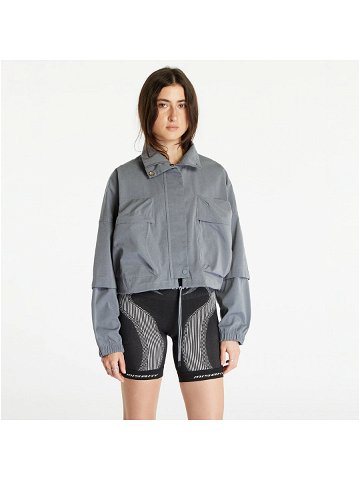 Nike Sportswear Women s Ripstop Jacket Grey Heather Cool Grey