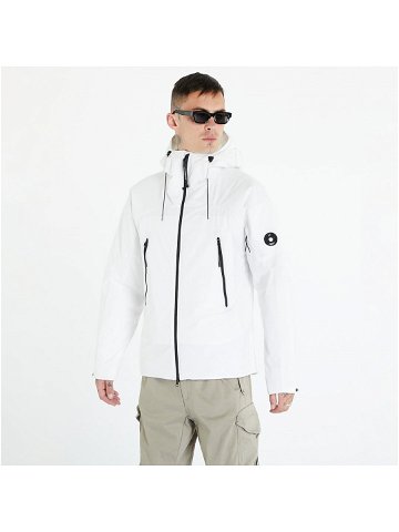 C P Company Pro-Tek Hooded Jacket Gauze White