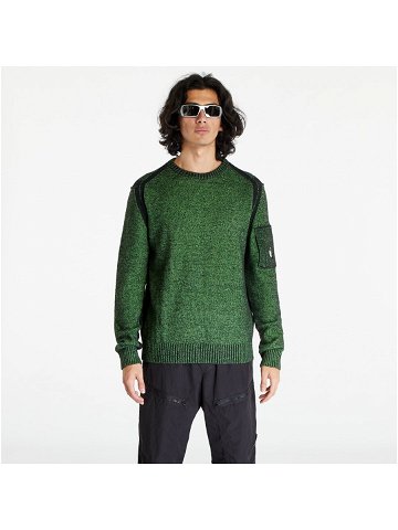 C P Company Fleece Knit Jumper Classic Green