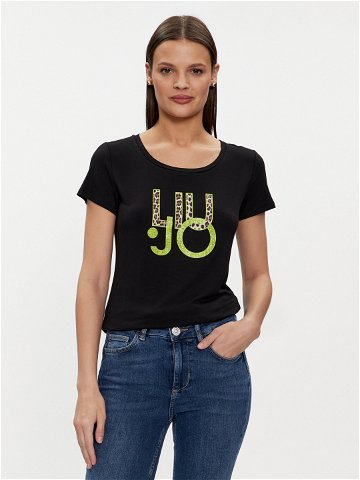 Liu Jo T-Shirt VA4227 JS360 Černá Regular Fit
