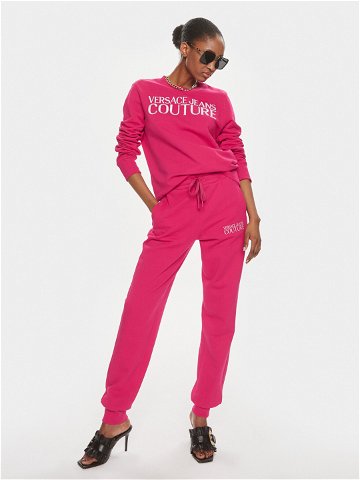 Versace Jeans Couture Teplákové kalhoty 76HAAT01 Růžová Regular Fit