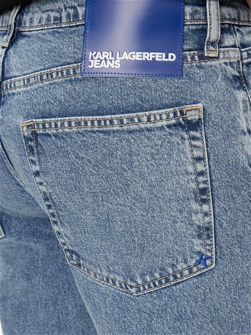 Karl Lagerfeld Jeans Jeansy 241D1108 Modrá Straight Fit