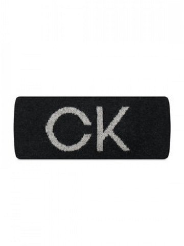 Calvin Klein Textilní čelenka Elevated Monogram K60K609962 Černá