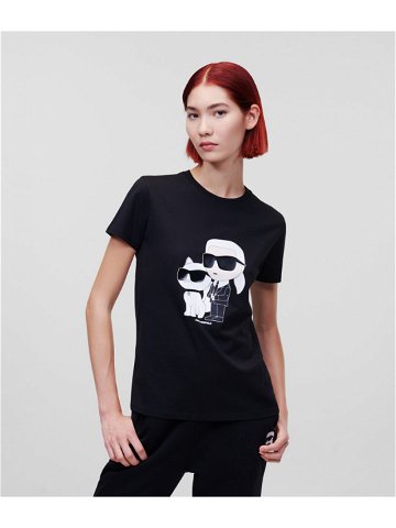Tričko karl lagerfeld ikonik 2 0 t-shirt černá xl