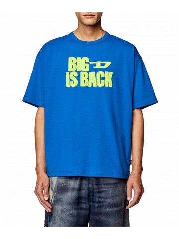 Tričko diesel t-boxt-back t-shirt modrá xxl