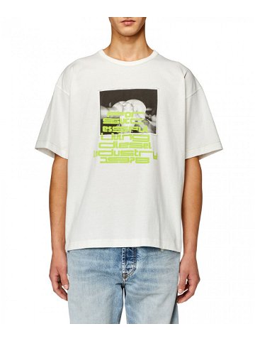 Tričko diesel t-boxt-n4 t-shirt bílá xxl