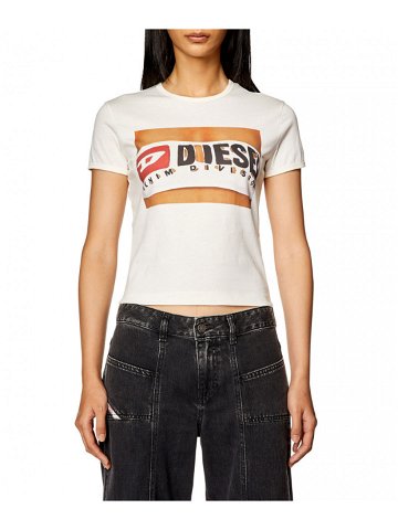 Tričko diesel t-uncutie-long-n17 t-shirt bílá m