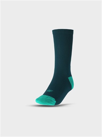 Běžecké ponožky nad kotník unisex – mořské