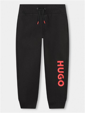 Hugo Teplákové kalhoty G00042 S Černá Regular Fit