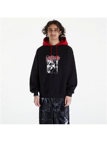 Wasted Paris Hoodie Telly Wire Black Fire Red