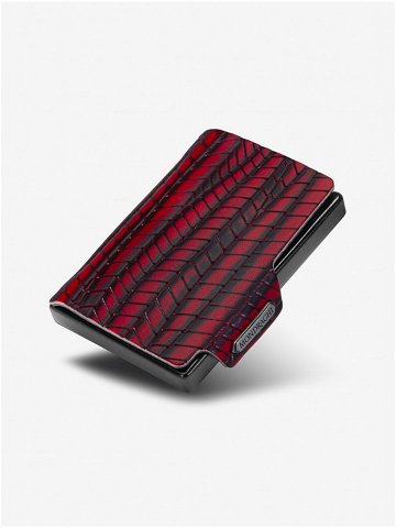 Černo-červená kožená peněženka Mondraghi Evolution