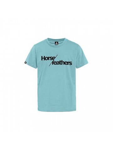 HORSEFEATHERS Dětské triko Slash – aquatic BLUE velikost XL