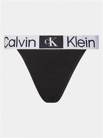 Calvin Klein Underwear Kalhotky string 000QF7721E Černá