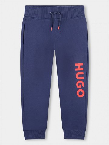 Hugo Teplákové kalhoty G00042 S Tmavomodrá Regular Fit