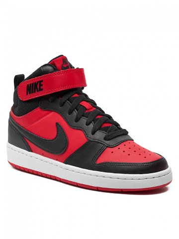 Nike Sneakersy Court Borough Mid 2 Gs CD7782 602 Černá