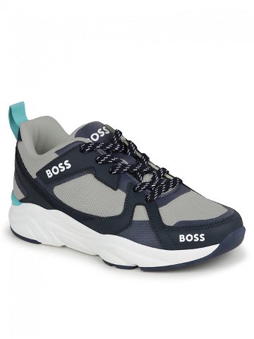 Boss Sneakersy J50864 M Tmavomodrá