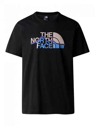 The North Face T-Shirt Mountain Line NF0A87NT Černá Regular Fit