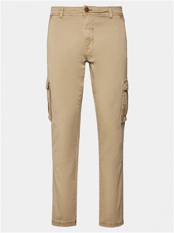 Blend Kalhoty z materiálu 20716450 Béžová Slim Fit