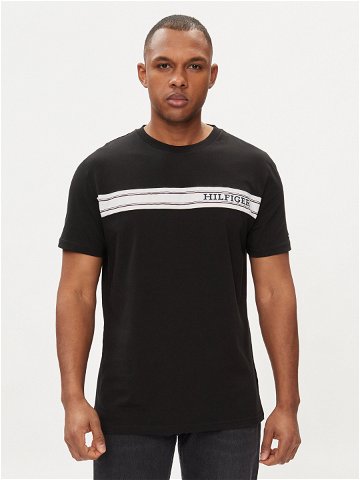 Tommy Hilfiger T-Shirt UM0UM03196 Černá Regular Fit