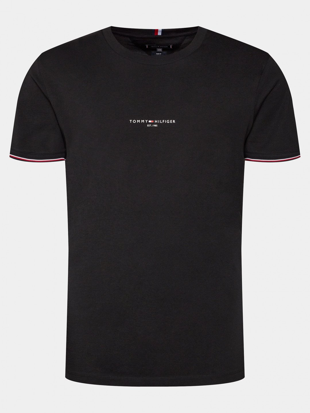 Tommy Hilfiger T-Shirt Logo MW0MW32584 Černá Regular Fit