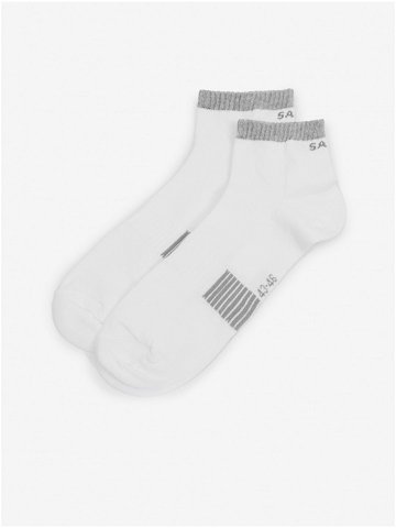 Šedo-bílé pánské ponožky SAM 73 Napier
