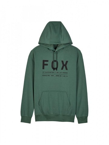Fox pánská mikina Non Stop Fleece Po Hunter Green Zelená Velikost L