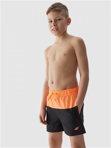 Chlapecké plážové šortky typu boardshorts – oranžové