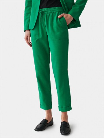Tatuum Kalhoty z materiálu Sudiki 1 T2405 143 Zelená Regular Fit