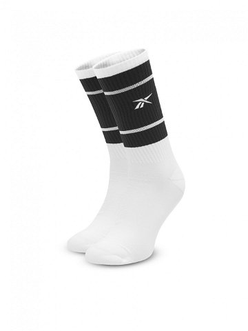 Reebok Klasické ponožky Unisex CL Basketball Sock HC1906 Bílá