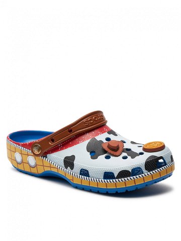 Crocs Nazouváky Toy Story Woody Classic Clog 209446 Modrá