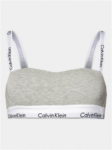 Calvin Klein Underwear Podprsenka bez kostic 000QF7628E Šedá