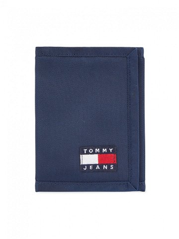 Tommy Jeans Velká pánská peněženka Tjm Ess Daily Nylon Trifold AM0AM12083 Tmavomodrá