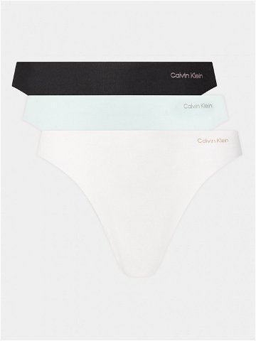 Calvin Klein Underwear Sada 3 kusů klasických kalhotek 000QD5200E Barevná