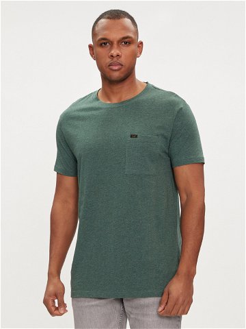 Lee T-Shirt Ultimate 112349075 Zelená Regular Fit