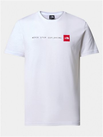 The North Face T-Shirt Never Stop NF0A87NS Bílá Regular Fit