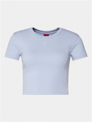 Hugo T-Shirt Delanor 50512000 Modrá Slim Fit